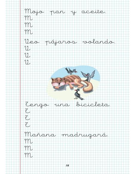 Caligrafía 8. Cuadrícula