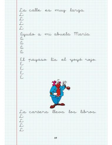 Caligrafía 11. Cuadrícula