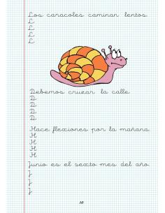 Caligrafía 13. Cuadrícula 2