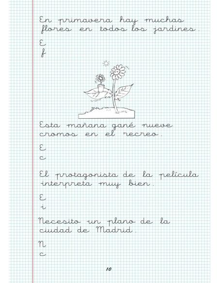 Caligrafía 15. Cuadrícula