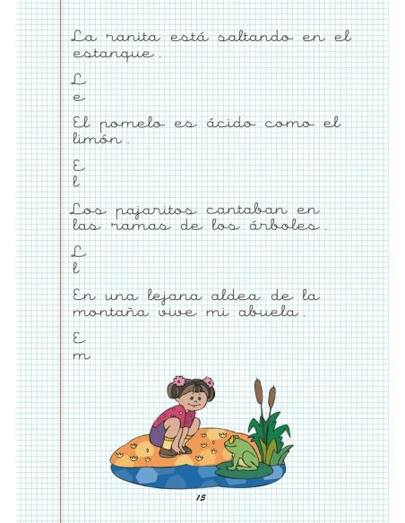 Caligrafía 16. Cuadrícula