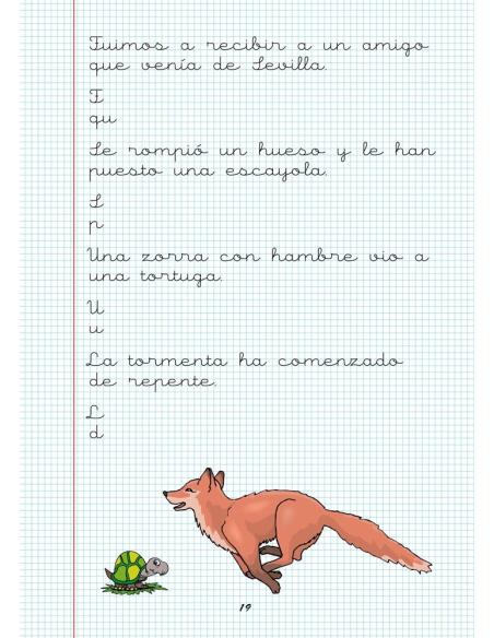 Caligrafía 17. Cuadrícula