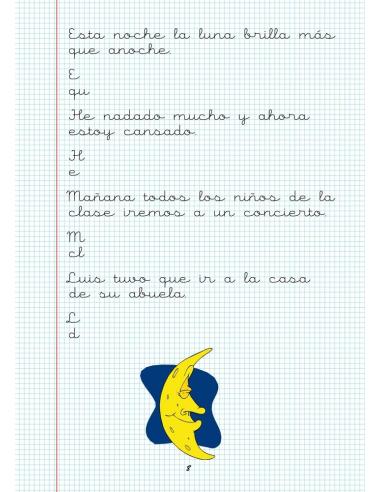 Caligrafía 17. Cuadrícula