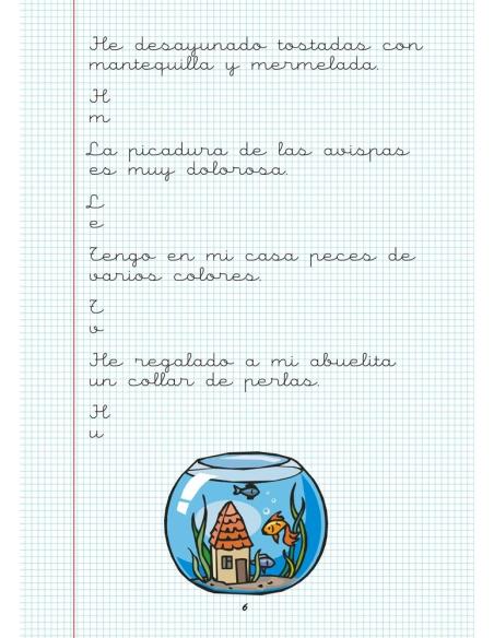 Caligrafía 18. Cuadrícula