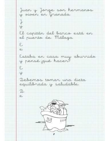 Caligrafía 19. Cuadrícula