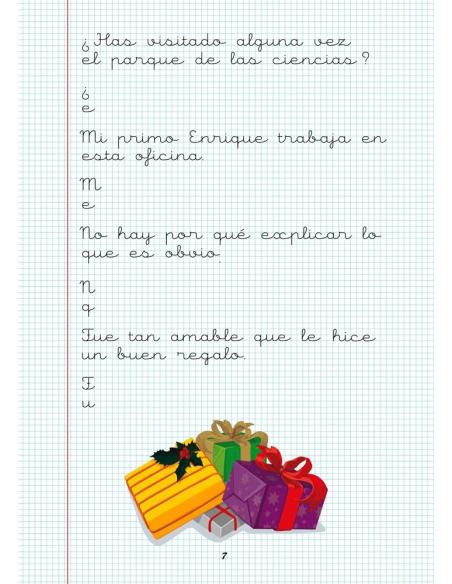 Caligrafía 21. Cuadrícula