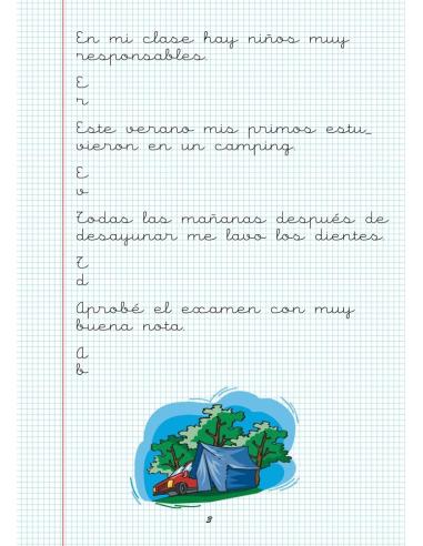 Caligrafía 21. Cuadrícula