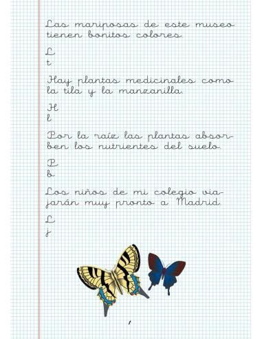 Caligrafía 22. Cuadrícula