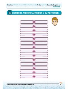 Estimulación de las funciones cognitivas. Nivel 1. Cuaderno 2: Cálculo 2
