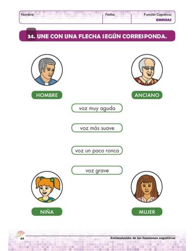 Estimulación de las funciones cognitivas. Nivel 1. Cuaderno 3: Gnosias