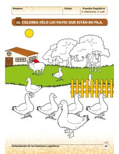 Estimulación de las funciones cognitivas. Nivel 1. Cuaderno 7: Percepción espacial y Lateralidad 2