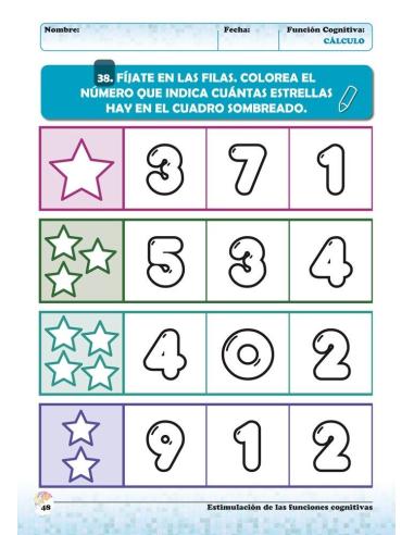 Estimulación de las funciones cognitivas. Nivel 2. Cuaderno 2: Cálculo