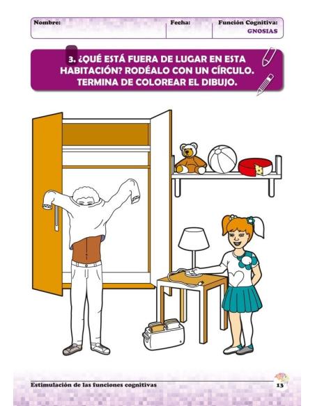 Estimulación de las funciones cognitivas. Nivel 2. Cuaderno 3: Gnosias