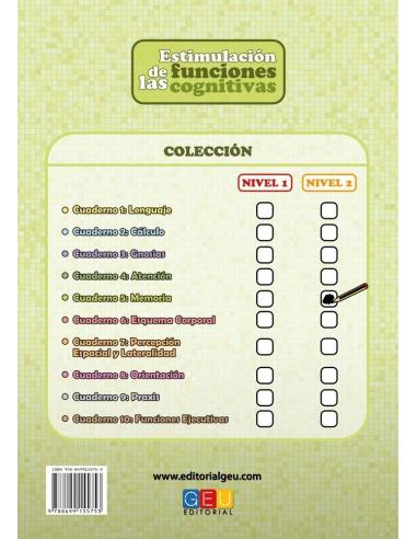 Estimulación de las funciones cognitivas. Nivel 2. Cuaderno 5: Memoria