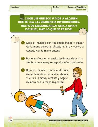 Estimulación de las funciones cognitivas. Nivel 2. Cuaderno 5: Memoria