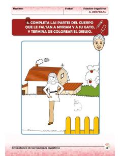 Estimulación de las funciones cognitivas. Nivel 2. Cuaderno 6: Esquema corporal 2