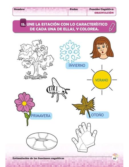 Estimulación de las funciones cognitivas. Nivel 2. Cuaderno 8: Orientación