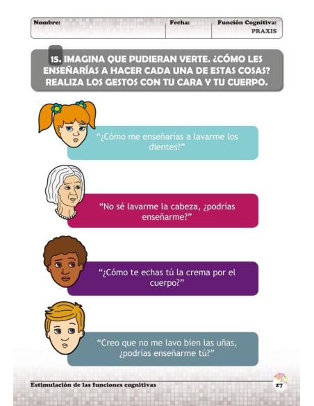 Estimulación de las funciones cognitivas. Nivel 2. Cuaderno 9: Praxis