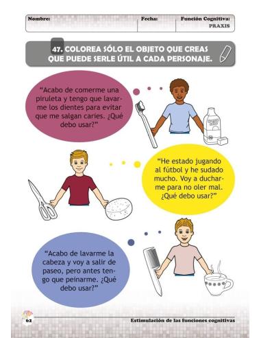 Estimulación de las funciones cognitivas. Nivel 2. Cuaderno 9: Praxis