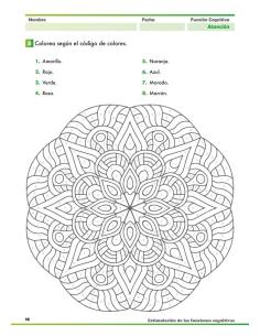 Estimulación de las funciones cognitivas. Nivel adultos. Cuaderno 4: Atención 2