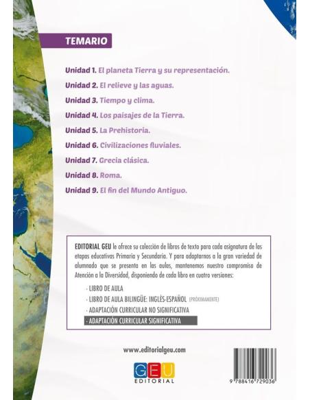 Ciencias sociales: Geografía e historia 1. Educación Secundaria. ACI significativa