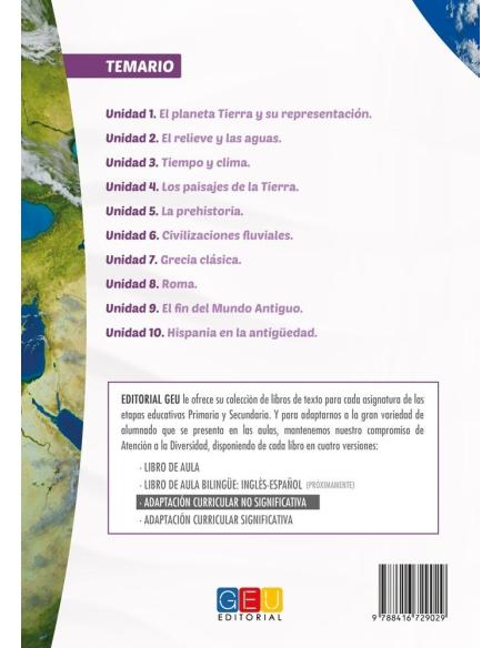 Ciencias sociales: Geografía e historia 1. Educación Secundaria. Programa de refuerzo