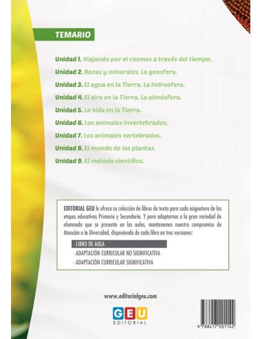 Ciencias de la naturaleza: Biología y geología 1. Educación Secundaria. Libro de aula