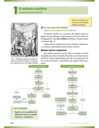 Ciencias de la naturaleza: Biología y geología 1. Educación Secundaria. Programa de refuerzo