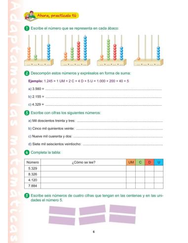 Matemáticas 5. Educación Primaria. Adaptación curricular