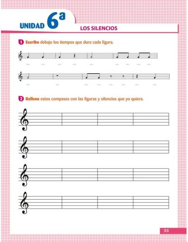 Musiqueando 3. Cuaderno de actividades · Educación Primaria