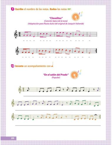 Musiqueando 5. Cuaderno de actividades · Educación Primaria