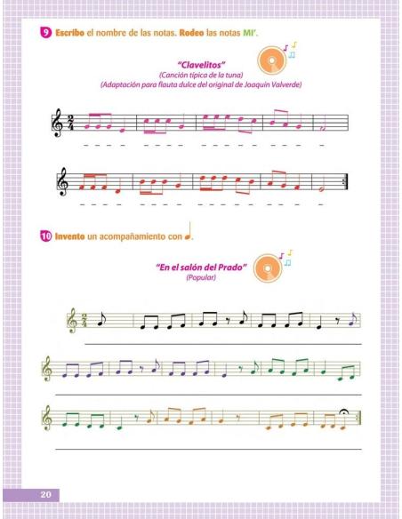 Musiqueando 5. Cuaderno de actividades · Educación Primaria