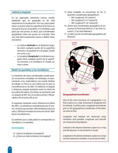 Ciencias sociales 1. Bilingüe (español-inglés) · Educación Secundaria