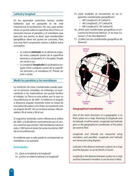 Ciencias sociales 1. Bilingüe (español-inglés) · Educación Secundaria