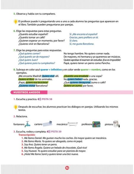 Español entre amigos. Guía del profesor. Curso 1 · Nivel A1