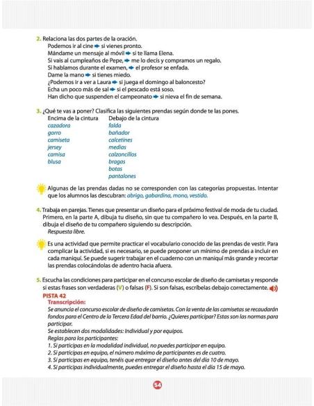 Español entre amigos. Guía del profesor. Curso 4 · Nivel A2