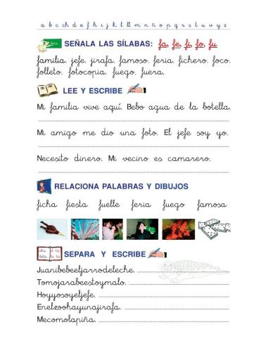 Alfabetización. Proyecto Integra Junior