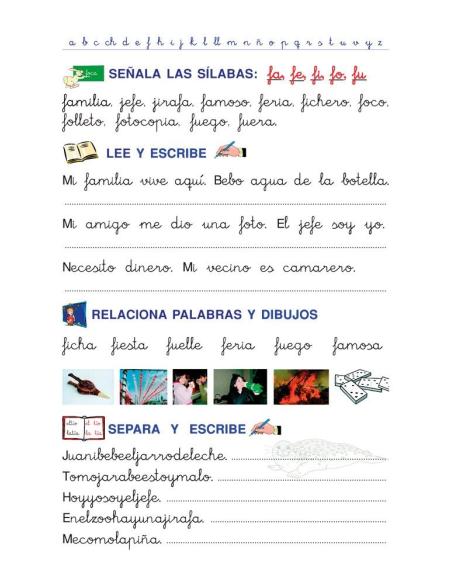 Alfabetización. Proyecto Integra Junior