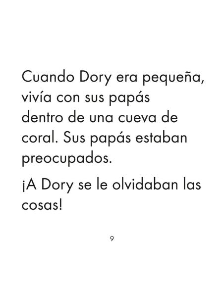 Buscando a Dory · Cuento con lectura facilitada
