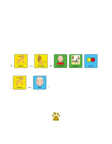 El Rey León · Cuento con pictogramas