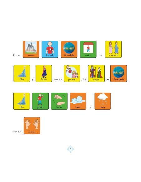 Frozen. El Reino del Hielo · Cuento con pictogramas