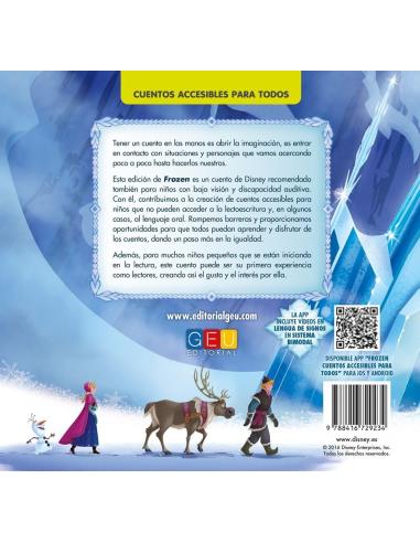 Frozen. El Reino del Hielo · Cuento con lectura facilitada