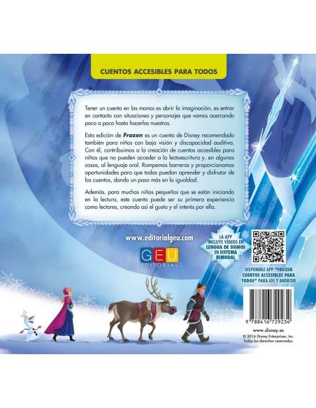 Frozen. El Reino del Hielo · Cuento con lectura facilitada