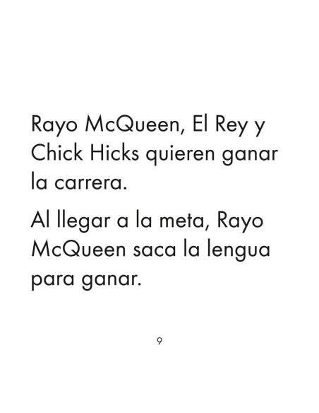 Cars · Cuento con lectura facilitada