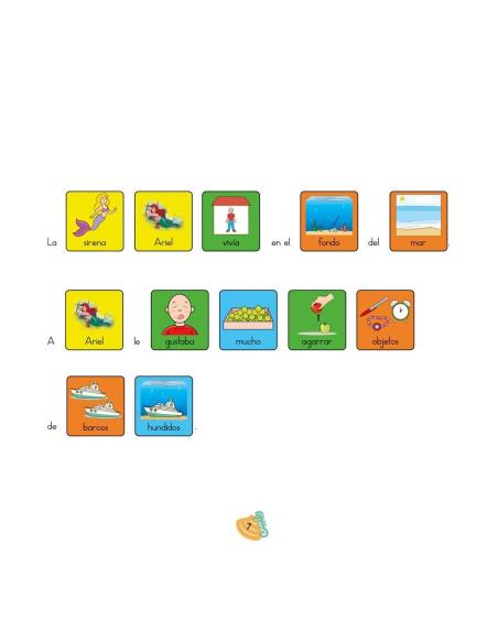 La Sirenita · Cuento con pictogramas
