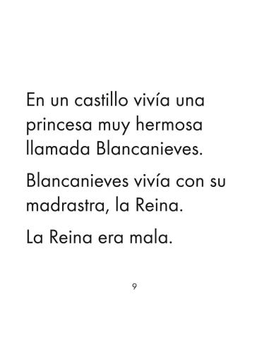 Blancanieves y los Siete Enanitos · Cuento con lectura facilitada