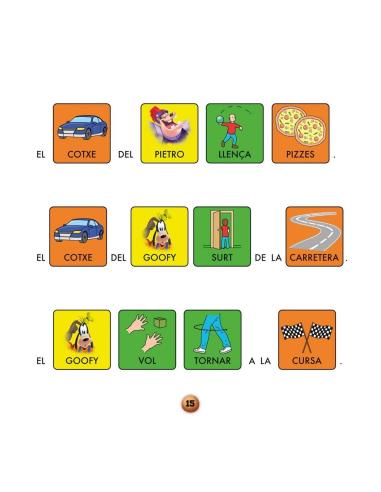 Mickey i els Superpilots. La cursa Rigatoni · Conte amb pictogrames