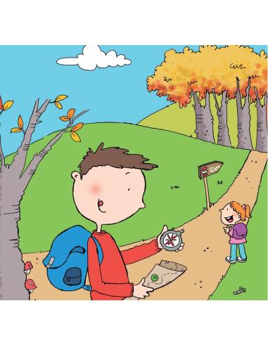 David se va de campamento · Cuento con pictogramas