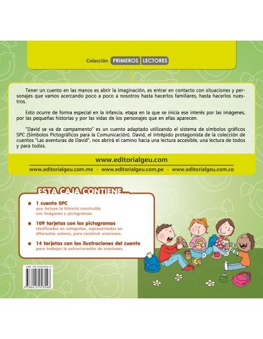 David se va de campamento · Cuento con pictogramas