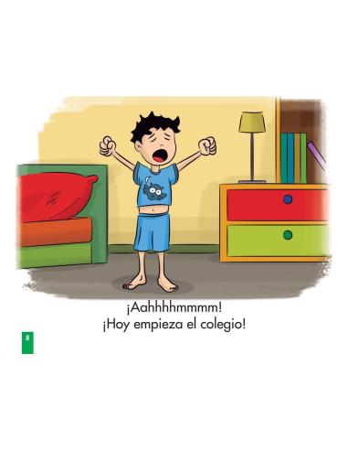 Empieza el colegio · Cuento de estructuración lingüística